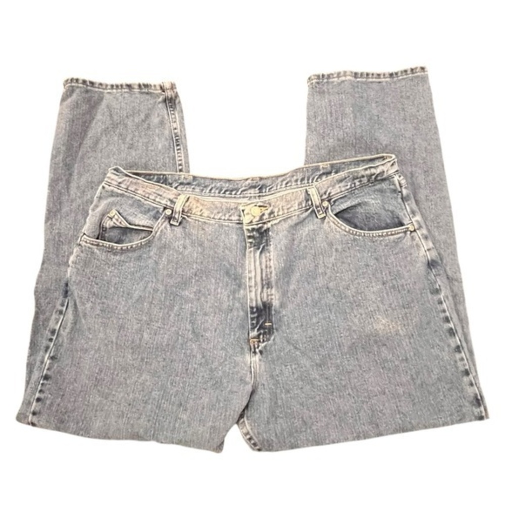 Wrangler Denim Jeans Medium Blue Wash 42x30 100% Cotton 97601VR Western Casual